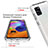 Samsung Galaxy A31用前面と背面 360度 フルカバー 極薄ソフトケース シリコンケース 耐衝撃 全面保護 バンパー 勾配色 透明 サムスン 