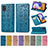 Samsung Galaxy A31用手帳型 レザーケース スタンド パターン カバー S03D サムスン 