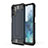 Samsung Galaxy A32 4G用ハイブリットバンパーケース プラスチック 兼シリコーン カバー WL1 サムスン ミッドナイトネイビー