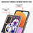Samsung Galaxy A32 4G用シリコンケース ソフトタッチラバー バタフライ パターン カバー アンド指輪 Y06B サムスン 