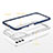 Samsung Galaxy A32 4G用ハイブリットバンパーケース クリア透明 プラスチック 鏡面 カバー MQ1 サムスン 