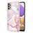 Samsung Galaxy A32 4G用シリコンケース ソフトタッチラバー バタフライ パターン カバー Y05B サムスン 