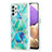 Samsung Galaxy A32 4G用シリコンケース ソフトタッチラバー バタフライ パターン カバー Y01B サムスン 