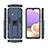 Samsung Galaxy A32 5G用ハイブリットバンパーケース スタンド プラスチック 兼シリコーン カバー マグネット式 T02 サムスン 