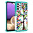 Samsung Galaxy A32 5G用ハイブリットバンパーケース プラスチック 兼シリコーン カバー 前面と背面 360度 フル JX1 サムスン 