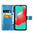 Samsung Galaxy A32 5G用手帳型 レザーケース スタンド 花 カバー サムスン 