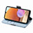 Samsung Galaxy A32 5G用手帳型 レザーケース スタンド 花 カバー S02D サムスン 