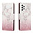 Samsung Galaxy A33 5G用手帳型 レザーケース スタンド パターン カバー H01X サムスン ピンク