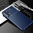 Samsung Galaxy A33 5G用シリコンケース ソフトタッチラバー ツイル カバー S01 サムスン ネイビー