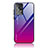 Samsung Galaxy A33 5G用ハイブリットバンパーケース プラスチック 鏡面 虹 グラデーション 勾配色 カバー JD1 サムスン ローズレッド