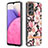 Samsung Galaxy A33 5G用シリコンケース ソフトタッチラバー バタフライ パターン カバー Y06B サムスン 