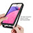 Samsung Galaxy A33 5G用360度 フルカバー ハイブリットバンパーケース クリア透明 プラスチック カバー ZJ3 サムスン 