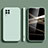 Samsung Galaxy A42 5G用360度 フルカバー極薄ソフトケース シリコンケース 耐衝撃 全面保護 バンパー S03 サムスン ライトグリーン