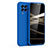 Samsung Galaxy A42 5G用360度 フルカバー極薄ソフトケース シリコンケース 耐衝撃 全面保護 バンパー S02 サムスン ネイビー