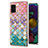 Samsung Galaxy A51 5G用シリコンケース ソフトタッチラバー バタフライ パターン カバー Y03B サムスン カラフル