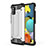 Samsung Galaxy A51 5G用ハイブリットバンパーケース プラスチック 兼シリコーン カバー WL1 サムスン シルバー