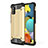 Samsung Galaxy A51 5G用ハイブリットバンパーケース プラスチック 兼シリコーン カバー WL1 サムスン ゴールド