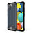 Samsung Galaxy A51 5G用ハイブリットバンパーケース プラスチック 兼シリコーン カバー WL1 サムスン ミッドナイトネイビー