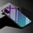 Samsung Galaxy A51 5G用ハイブリットバンパーケース プラスチック 鏡面 虹 グラデーション 勾配色 カバー サムスン マルチカラー