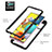 Samsung Galaxy A51 5G用ハイブリットバンパーケース プラスチック アンド指輪 マグネット式 YB1 サムスン 