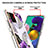 Samsung Galaxy A51 5G用シリコンケース ソフトタッチラバー バタフライ パターン カバー Y03B サムスン 