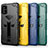 Samsung Galaxy A51 5G用ハイブリットバンパーケース スタンド プラスチック 兼シリコーン カバー R01 サムスン 