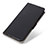 Samsung Galaxy A52 4G用手帳型 レザーケース スタンド カバー M08L サムスン ブラック
