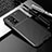Samsung Galaxy A52 4G用シリコンケース ソフトタッチラバー ツイル カバー S01 サムスン ブラック