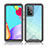 Samsung Galaxy A52 4G用360度 フルカバー ハイブリットバンパーケース クリア透明 プラスチック カバー ZJ3 サムスン 