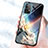 Samsung Galaxy A52 4G用ハイブリットバンパーケース プラスチック パターン 鏡面 カバー LS1 サムスン 