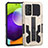 Samsung Galaxy A52 4G用ハイブリットバンパーケース スタンド プラスチック 兼シリコーン カバー ZJ1 サムスン 