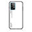 Samsung Galaxy A52 4G用ハイブリットバンパーケース プラスチック 鏡面 虹 グラデーション 勾配色 カバー LS1 サムスン 