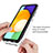 Samsung Galaxy A52 4G用360度 フルカバー ハイブリットバンパーケース クリア透明 プラスチック カバー JX1 サムスン 