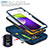 Samsung Galaxy A52 4G用ハイブリットバンパーケース プラスチック アンド指輪 マグネット式 MQ5 サムスン 
