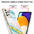 Samsung Galaxy A52 5G用シリコンケース ソフトタッチラバー バタフライ パターン カバー Y05B サムスン 