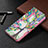 Samsung Galaxy A52s 5G用手帳型 レザーケース スタンド パターン カバー B01F サムスン 
