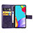 Samsung Galaxy A52s 5G用手帳型 レザーケース スタンド 花 カバー サムスン 