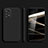 Samsung Galaxy A53 5G用360度 フルカバー極薄ソフトケース シリコンケース 耐衝撃 全面保護 バンパー S06 サムスン ブラック