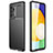 Samsung Galaxy A53 5G用シリコンケース ソフトタッチラバー ツイル カバー サムスン ブラック
