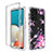 Samsung Galaxy A53 5G用前面と背面 360度 フルカバー 極薄ソフトケース シリコンケース 耐衝撃 全面保護 バンパー 透明 サムスン ピンク