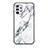 Samsung Galaxy A53 5G用ハイブリットバンパーケース プラスチック パターン 鏡面 カバー サムスン ホワイト