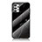 Samsung Galaxy A53 5G用ハイブリットバンパーケース プラスチック パターン 鏡面 カバー サムスン ブラック