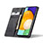 Samsung Galaxy A53 5G用手帳型 レザーケース スタンド カバー C01S サムスン 