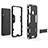 Samsung Galaxy A60用ハイブリットバンパーケース スタンド プラスチック 兼シリコーン カバー KC1 サムスン 