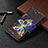 Samsung Galaxy A70E用手帳型 レザーケース スタンド パターン カバー B04F サムスン 