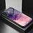 Samsung Galaxy A70S用ハイブリットバンパーケース プラスチック パターン 鏡面 カバー LS1 サムスン パープル