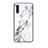 Samsung Galaxy A70S用ハイブリットバンパーケース プラスチック パターン 鏡面 カバー LS2 サムスン ホワイト