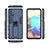 Samsung Galaxy A71 4G A715用ハイブリットバンパーケース スタンド プラスチック 兼シリコーン カバー マグネット式 KC2 サムスン 