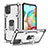 Samsung Galaxy A71 4G A715用ハイブリットバンパーケース プラスチック アンド指輪 マグネット式 YF1 サムスン 