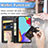 Samsung Galaxy A72 4G用手帳型 レザーケース スタンド カバー S05D サムスン 